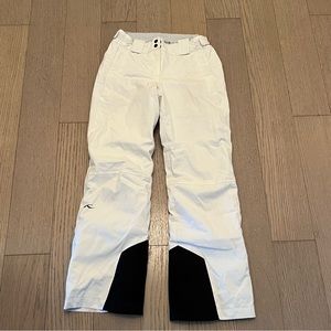 KJUS white girls ski pants size kids 12